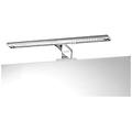 - faretto a led 30 cm cromato in abs 4 5 w trasparente