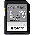 memoria sd-xc 256 gb serie e lettura 270 mb/s scrittura 120 mb/s