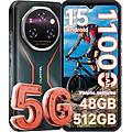 smartphone wp55 pro 48gb ram+512gb rom batteria 11000mah 2. 4k fhd+ 120hz rugerizzato