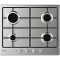 cel6pbrx serie timeless piano cottura a gas 4 zone 60 cm inox