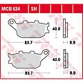 trw set di pastiglie freno mcb634sh