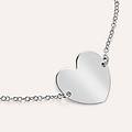 bracciale con targhetta silver collection argento rodiato collezione silver collection bianco