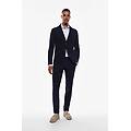 pantaloni slim-fit a tinta unita