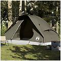 - tenda da campeggio a cupola per 6 persone marrone impermeabile