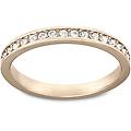 Swarovski Anello Matrix Bianco Placcato Color Oro Rosa 58