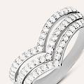 anello fascia silver shine argento rodiato cubic zirconia collezione silver shine misura 58 bianco