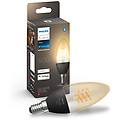 lampadina smart led e14 oliva trasparente luce fredda 4. 5w= 300lm (equiv 40 w) 42° dimmerabile