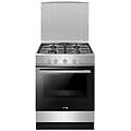 - fornello a gas 4 fuochi facg2002s potenza 3000w capacita 74 litri colore argento