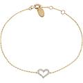 bracciale con charms fissi donna oro 375 (9kt) gioiello br1798