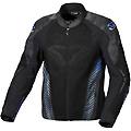giacca moto novic nero grigio camo blu taglia 3xl