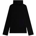 maglia lupetto donna in jersey viscosa a costine