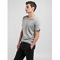 t-shirt in cotone con scollo a v