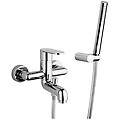 miscelatore monocomando monoforo domus vasca esterno con kit doccia orientabile 18cr105