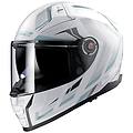 casco moto integrale in hpfc ff811 vector ii alizer bian taglia 3x