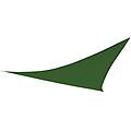 tenda a vela triangolare verde scuro. garden