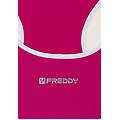 reggiseno sportivo con supporto medio e bordature a contrasto raspberry rose donna medium