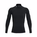 t-shirt a manica lunga con colletto rialzato heatgear