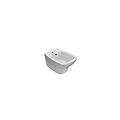 bidet sospeso in ceramica 53x37 cm globo daily das09bi bianco ceramica