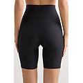pantaloncino in microfibra taglio vivo donna nero taglia s
