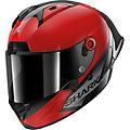 casco moto integrale aeron-gp blank sp rosso carbonio taglia s