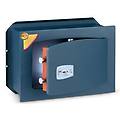 cassaforte a chiave incasso muro gold key grigio scuro (39x20x27 cm) gk 4