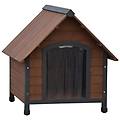 - cuccia per cani ingresso in plastica rustique marrone 102x82x87cm