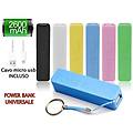 - batteria esterna 2600 mah powerbank caricatore per smartphone tablet universale