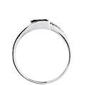 anello charlotte oro bianco zaffiro diamante collezione charlotte misura 58 oro bianco