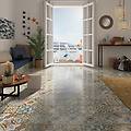 luce ambiente design lampadario natura zen giallo paralume cammello e27 ø25cm