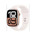 watch series 10 gps + cellular 46mm in alluminio color oro rosa con cinturino sport fard m/l