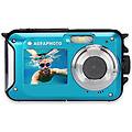 agfa photo realishot wp8000 fotocamera digitale impermeabile 24 mp video full hd doppio schermo lcd