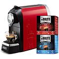 macchina caffe' a capsule super rosso con 32 capsule incluse