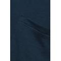 maglia manica corta con taschino in cotone ultrafresh donna blu taglia m
