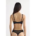 reggiseno a triangolo lara pretty flowers donna nero taglia 2d