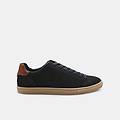 sneaker in suede da uomo blu