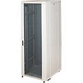 armadio rack 19 per reti 37u (a)1770 (l)600 (p)800 colore grigio porta vetro