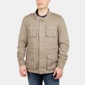 giacca field da uomo taupe