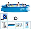 - piscina fuori terra in giro 457x84 cm blu include accessori coordinati a1175