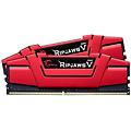 g. skill memoria dimm ripjaws v ddr4 8 gb (4gb x 2) 2400 mhz cl 15 dissipatore rosso