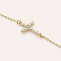 bracciale holy oro giallo cubic zirconia collezione holy oro giallo
