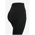 pantaloni wr. up vita alta con inserti ribbed nero donna medium