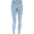 pantaloni push up wr. up 7/8 superskinny tessuto traspirante blue fog donna large