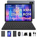 tablet t20 10. 1 256gb wifi 5000mah android 15 con tastiera grigio