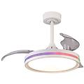 ventilatore da soffitto nort trasparente d. 43 cm