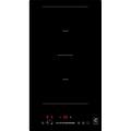 ihes2d30f piano cottura a induzione nero da incasso 28. 8cm 2 zone comandi slider