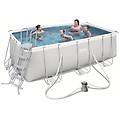 - piscina power steel frame rettangolare 412x201x122 cm
