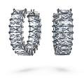 Swarovski Orecchini A Cerchio Donna 5658650