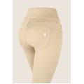 pantaloni n. o. w. skinny vita alta tessuto traspirante irish cream donna extra small