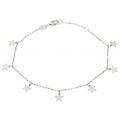 bracciale donna in oro bianco con stelle gl100043