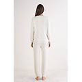 pigiama lungo in modal comfort details donna grigio taglia s